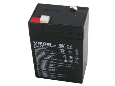 Vipow AGM 6V, 4,5 Ah wartungsfreie Gel-AGM-Batterie