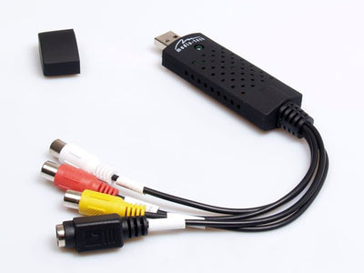 Media-Tech MT4169 Audio Video Grabber USB 2.0 Adapter Capture Edit Card Adapter S-Video Win XP 7