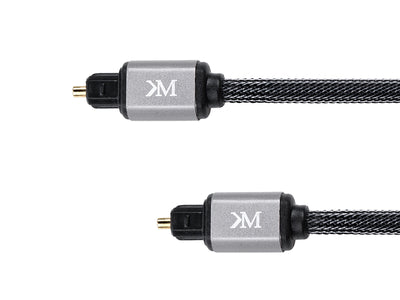 Kruger&Matz KM0320 Cable óptico Toslink Cable de transmisión de audio digital Sonido 1,5 m Blu-Ray CD