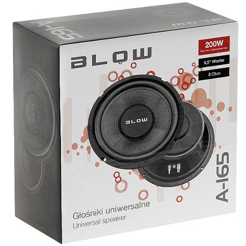 Altavoz para coche A-165 200W 8Ohm 6.5 "Blow 1 unidades