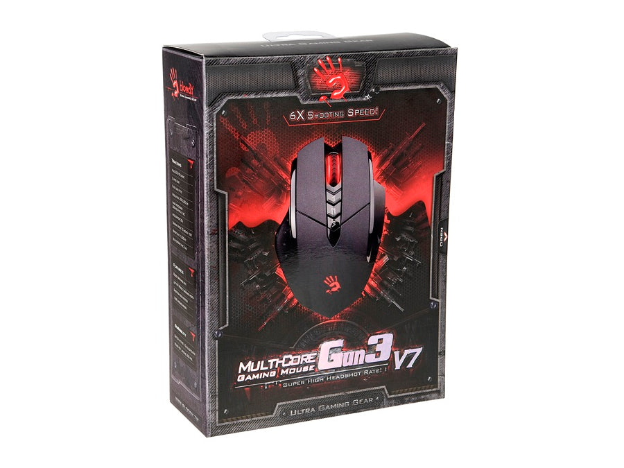 A4Tech V7M Bloody USB Wired Optical Gaming Mouse Core 200 - 3200DPI