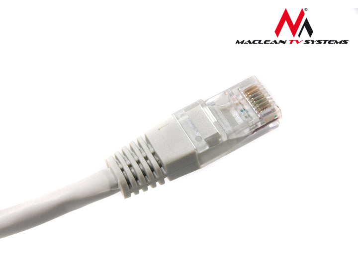 Maclean MCTV-657 Patchord UTP Cable Network Ethernet RJ45 1m Male to Male Cat 6 Router Hub Switch