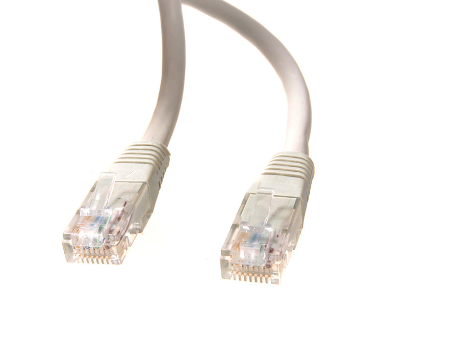 Cavo di rete UTP LAN CAT6, terminato con connettori RJ45, grigio - 2m