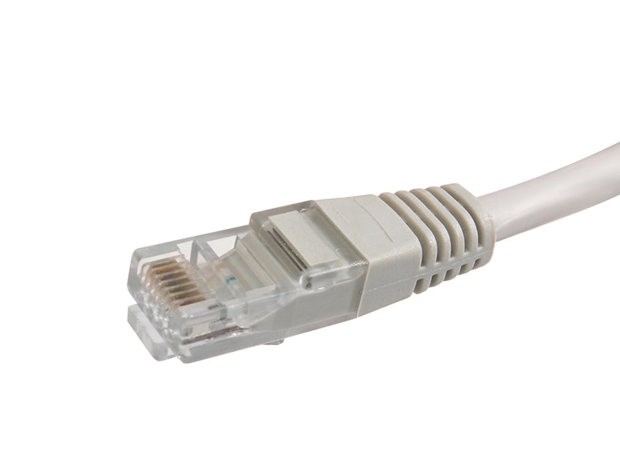 Câble réseau CAT6 UTP LAN, terminé par des fiches RJ45, gris - 2 m