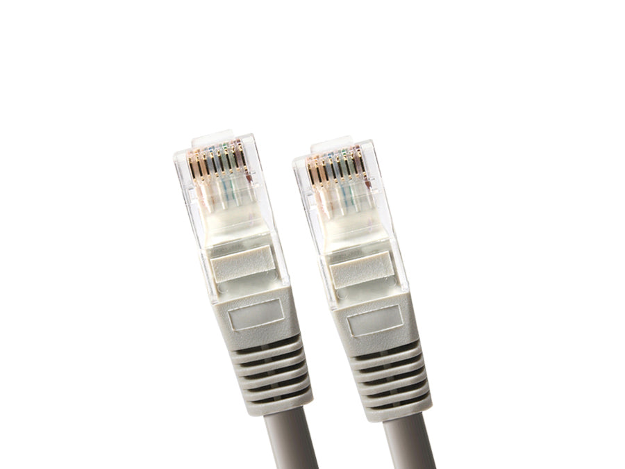 UTP LAN CAT6 network cable, terminated with RJ45 plugs, gray - 2m