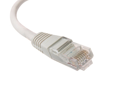 Cable de red UTP LAN CAT6, terminado con clavijas RJ45, gris - 2m