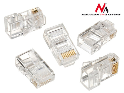 Maclean MCTV-663 RJ45 modulaire Connecteurs 100 pièces