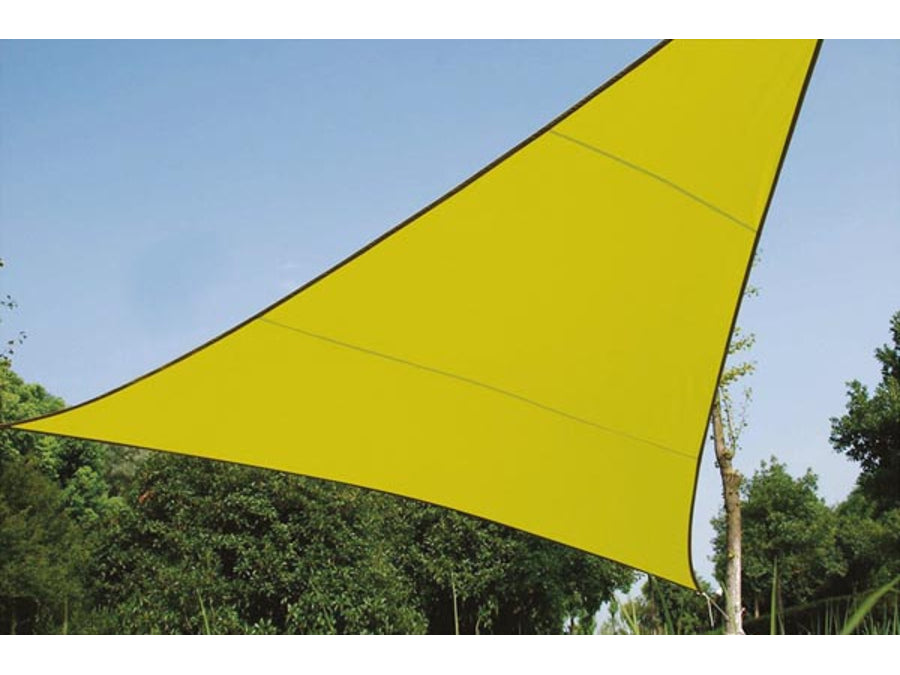 Velleman GSS3360 Sun Shade Sail Triangle 3.6m x 3.6m Anti-UV-Dreieckscreme Farbe robuster Polyester wasserdicht wetterfest