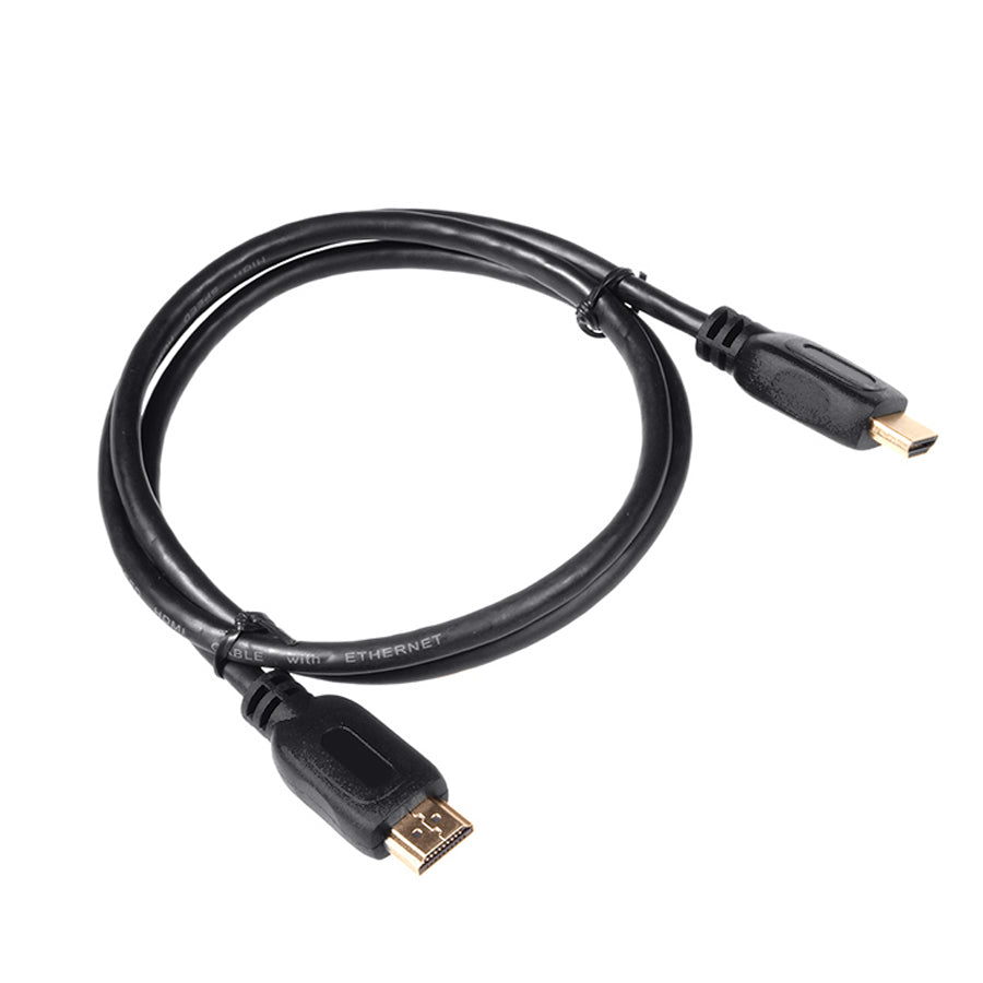 HDMI un cable audio y vídeo 1.4 delgado 3D oro ultra lleno HD los 2m 4K Ethernet HEC flexible