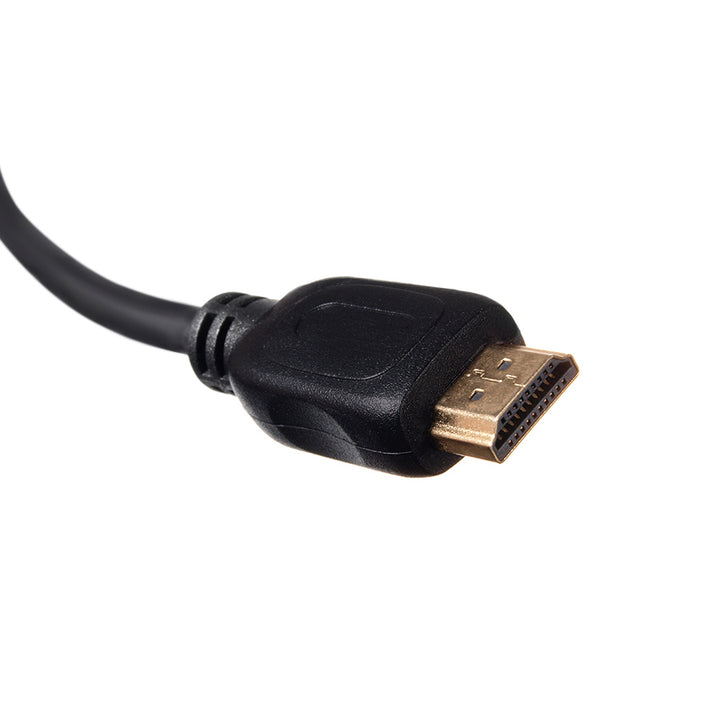 HDMI A 1.4 Audio Video Cable Slim 3D Gold Ultra Full HD 2m 4K Ethernet HEC Flexibel