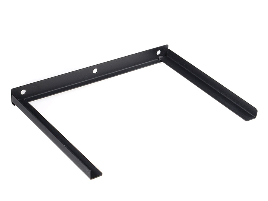 Maclean MC-629 DVD SkyBox Glass Shelf Holder Wall Mount Bracket 8kg Slim Black Universal