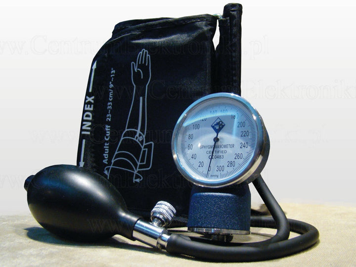 Gess Aneroid Sphygmomanometer Analoge handmatige bloeddrukmonitor Bovenarm met manchet Stethoscoop Handmatige bloeddrukmeter Gess