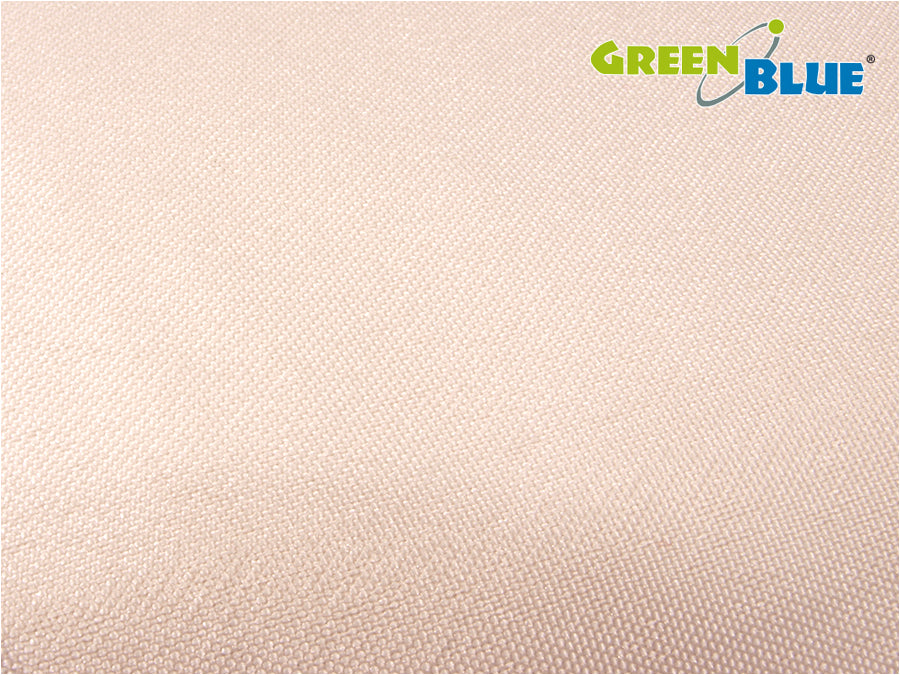 Voile d'ombrage de jardin en polyester UV 5m carré GreenBlue GB505 crème.