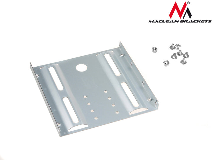 Maclean MC-655 HDD Mounting Frame for Hard Disk 2.5" HDD 6.4cm PC Metal Mounting Screws