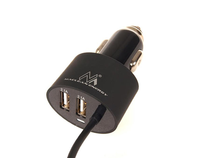 Maclean MCE76 Triple Car Lader Dual USB Lightning IOS GPS Android Quick Charge Sigarettenaansluiting