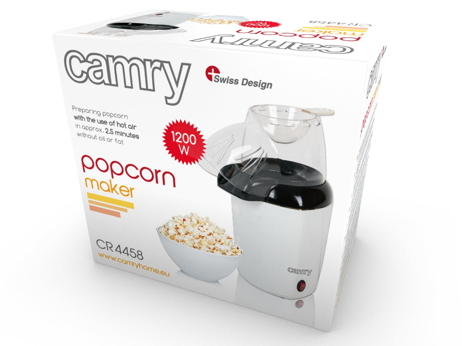 Camry CR 4458 Popcorn Maker Machine: Delicious, healthy snack for the whole family