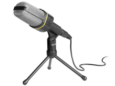 Tracer TRAMIC44883 Screamer massiv, langlebig und zuverlässiges Mikrofon mit Stativ