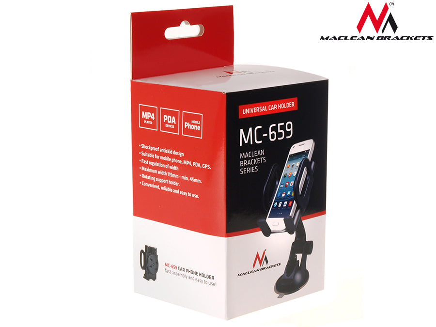 Support de voiture pour téléphone portable Maclean MC-659