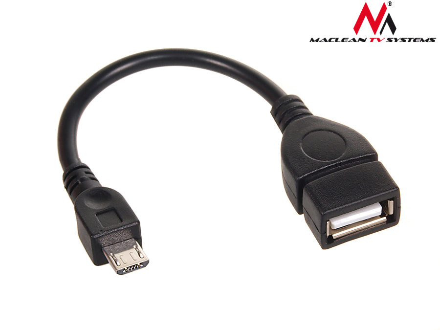 MCTV-696 Maclean Câble Adaptateur Micro Usb OTG Hôte, 15 cm