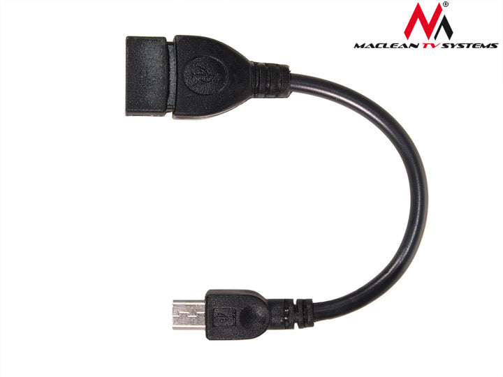 MCTV-696 Adaptador de cable Maclean Micro USB OTG Host, 15 cm