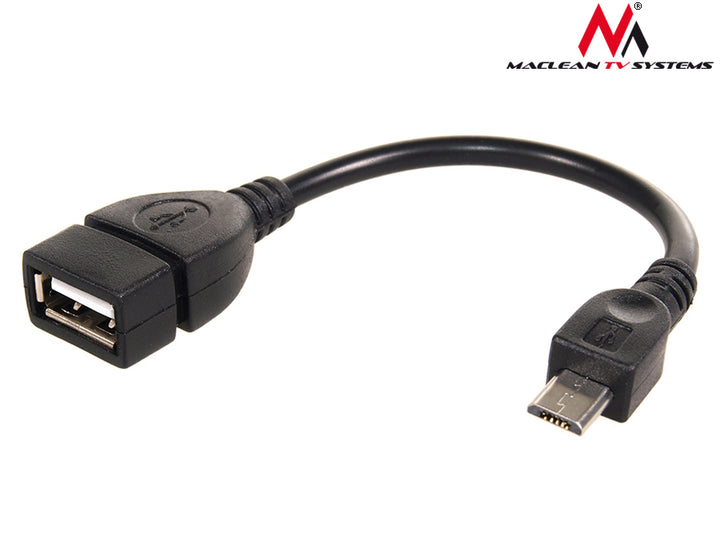 MCTV-696 Maclean Câble Adaptateur Micro Usb OTG Hôte, 15 cm