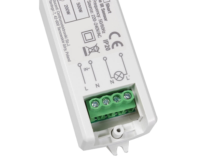 Maclean MCE84 IR Capteur Distance de courte distance 5 cm Éclairage LED IP20 5A Contrôle de lumière automatique