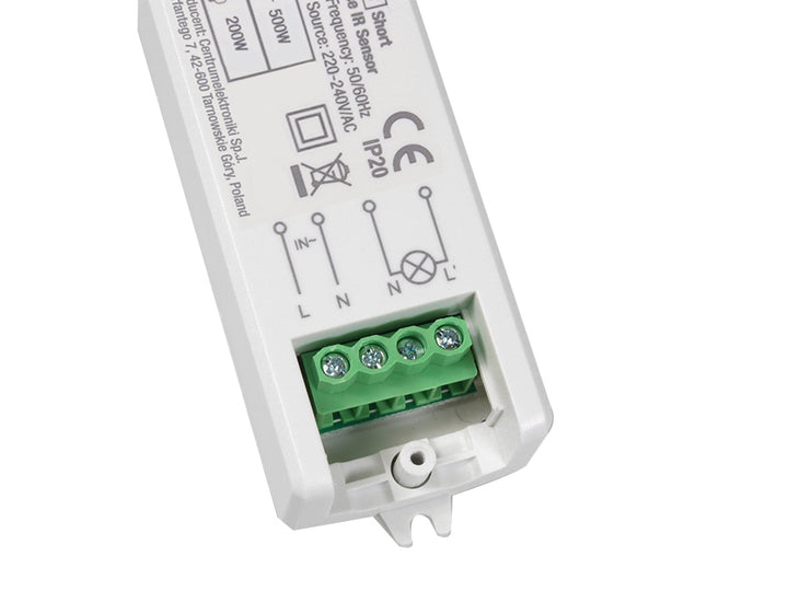 Maclean MCE84 IR Sensor Short Distance 5 cm LED Lighting IP20 5A Automatic Light Control