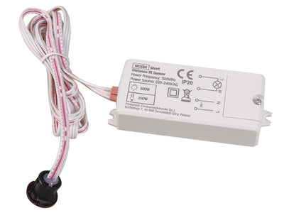 Maclean MCE84 IR Sensor Distancia corta Distancia de 5 cm LED LED IP20 5A Control de luz automática