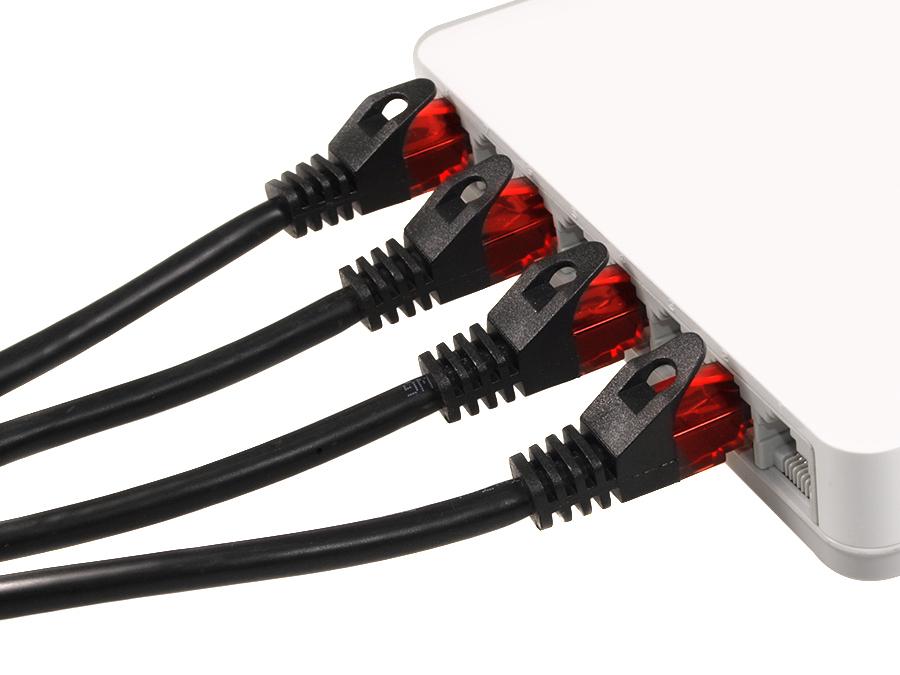 Cable de red patch cord UTP Cat.6e 26AWG, 2 x RJ45 macho (Longitud de 1m a 20m)