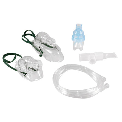 Promedix Set von Zubehör für Kolbenkompressor Inhalator Kinder Erwachsene Masken