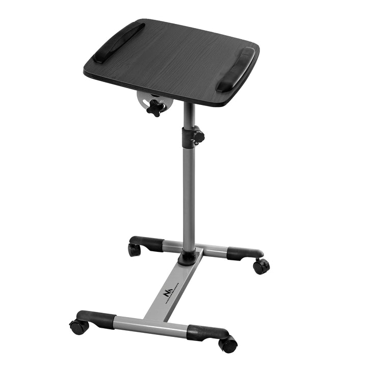 Maclean MC-671 Laptop Projector Desk Trolley Height Adjustment: 585-885mm Tilting +35° to -35° with Wheels