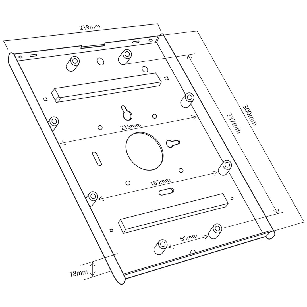 Maclean MC-677 Anti Theft Tablet Stand Holder Safe System Table Desk Mount Lock Key iPad 2 / 3 / 4 / Air