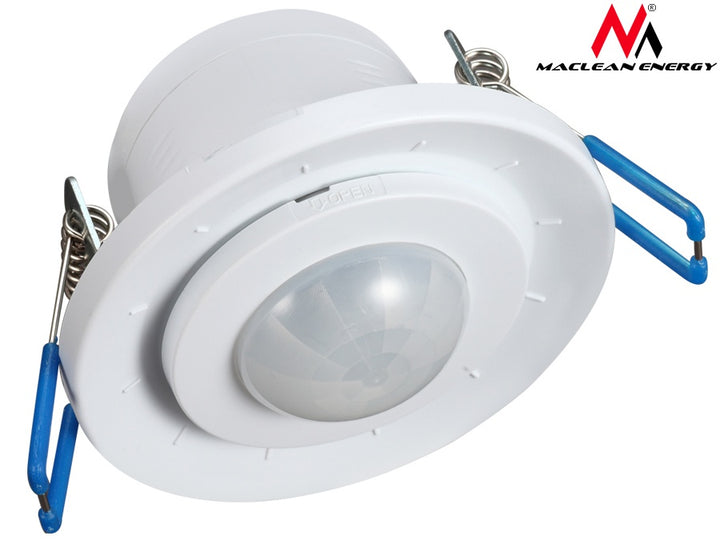 MACLEAN MCE130 Détecteur de mouvement de plafond infrarouge 360º Flush-Mount 6M IP20