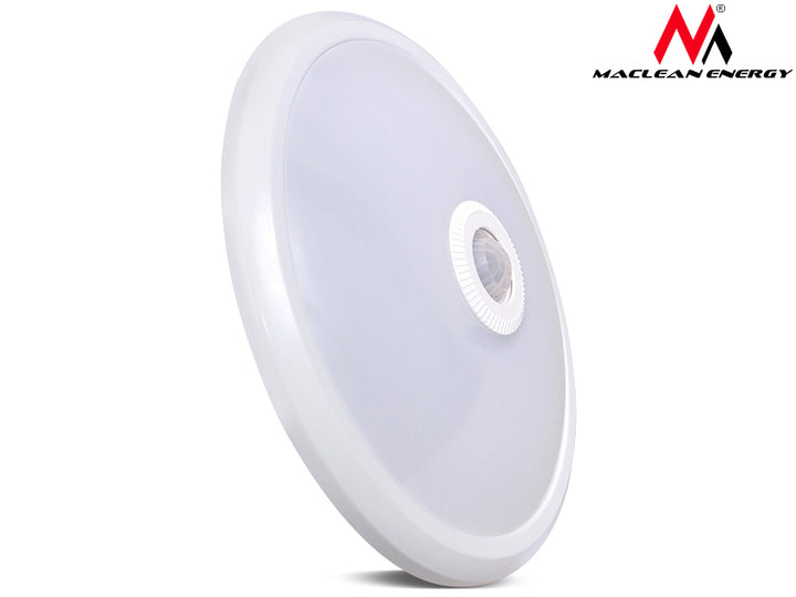 Maclean MCE131 Ceiling Ceiling Lamp with Sensor 12W Motion Detector Dusk to Dawn Detection Distance: max.6m