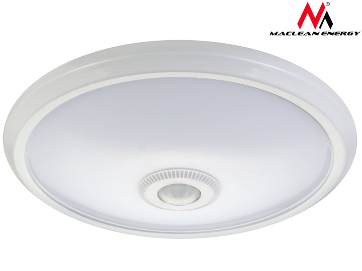 Maclean MCE131 Ceiling Ceiling Lamp with Sensor 12W Motion Detector Dusk to Dawn Detection Distance: max.6m