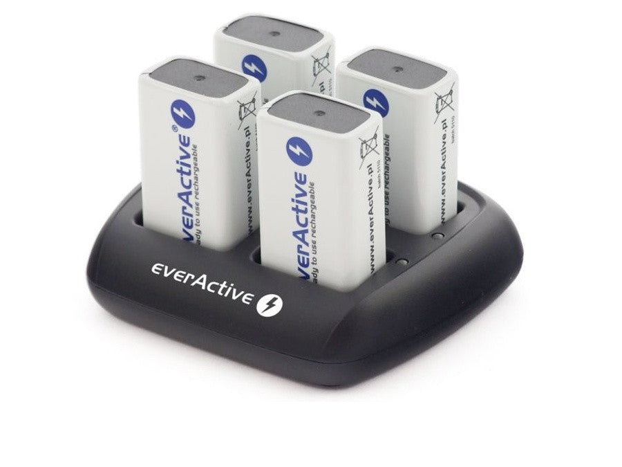 everActive NC-109 charger with microprocessor controlled - d V, overheat protection, overload circuit protection