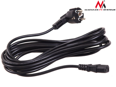Maclean MCTV-801 Câble d'alimentation 3 broches prise UE longueur 5 m