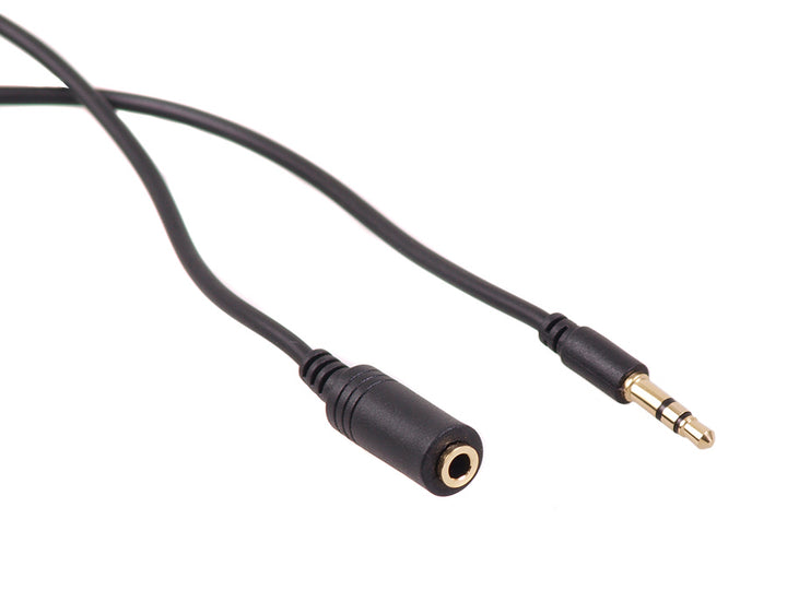 MCTV-823 3.5mm plug-socket 15m - Stereo jack extension - gold plated connector