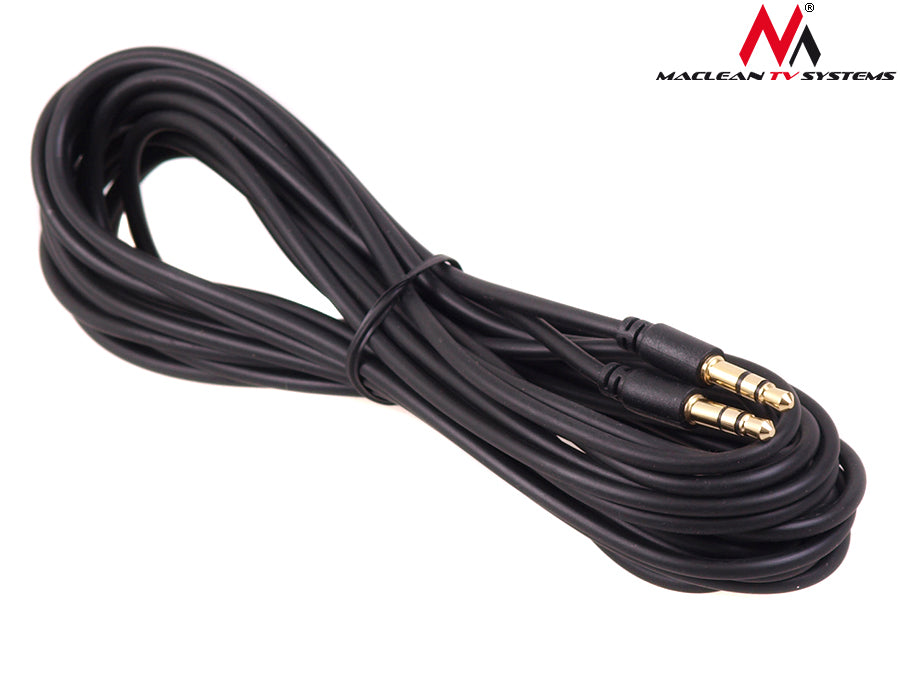 Maclean MCTV-815 Cable AUX a Jack de 3,5 mm 1,5 m Decodificador de teléfono Auriculares Consolas de altavoces