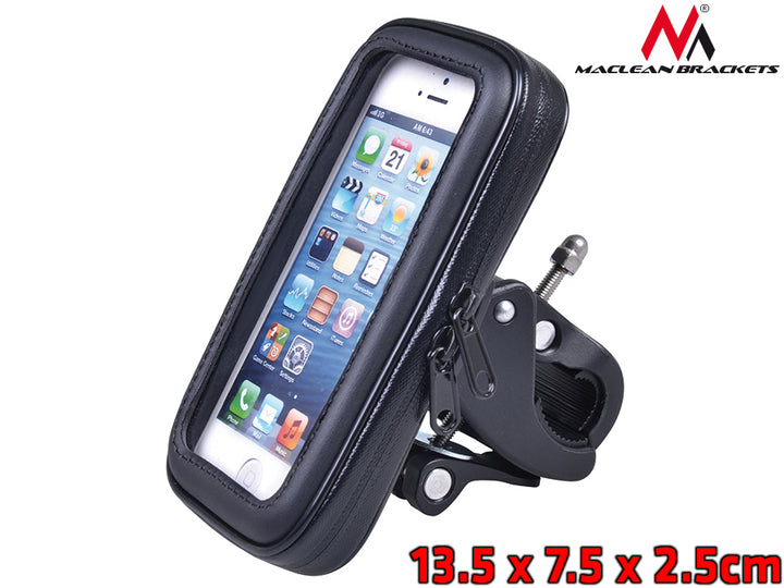 Maclean MC-688M Supporto da bicicletta universale impermeabile per smartphone taglia M