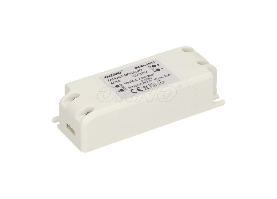 Controlador Para Led Orno Or-Zl-1611 Para Lata 12W Ac / Dc