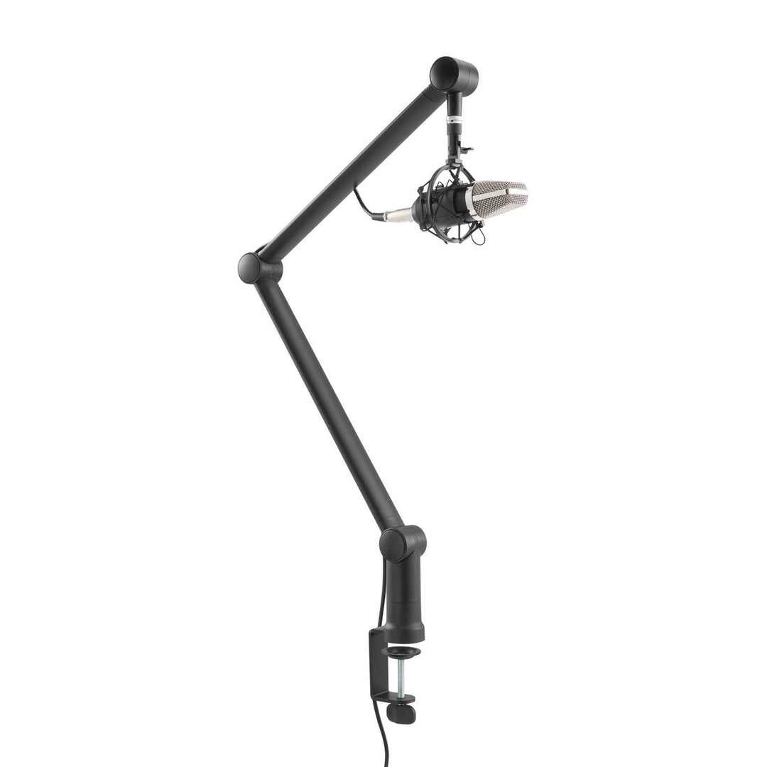 Maclean MC-898 Professional Microphone Stand Holder Adjustable Arm Table Mount Gaming Streaming