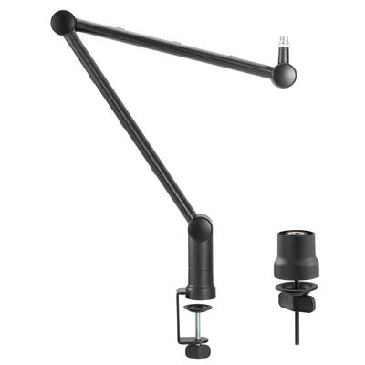 Maclean MC-898 Supporto per microfono professionale Supporto da tavolo con braccio regolabile Streaming di gioco