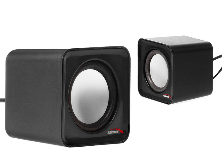 Altavoces para PC, USB, 2x3W, auto alimentado, color negro Audiocore AC870B