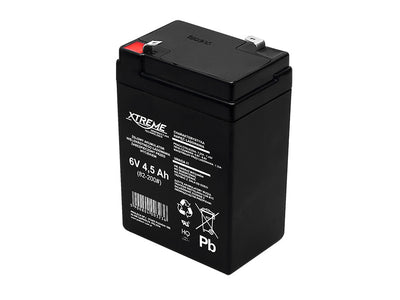 Xtreme 82-200# Gel Batterij 6V 4.5Ah Onderhoudsvrij Oplaadbare Lekvrije Alarm Veiligheid UPS Speelgoed