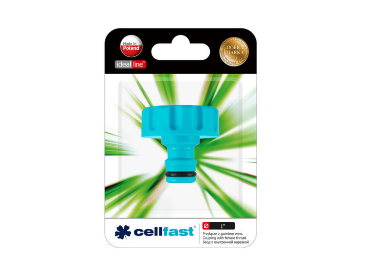 Conector de grifo Cellfast Ideal Line 1 "51-220H G1" rosca hembra