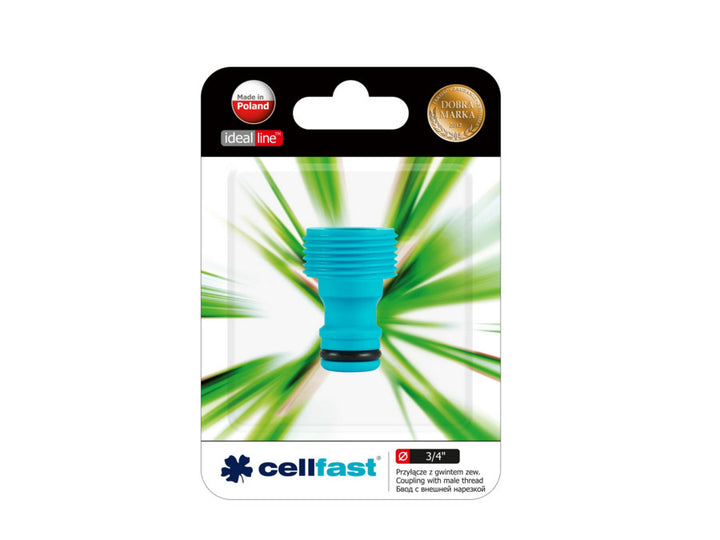 Collegamento con filettatura esterna da 3/4" Cellfast Ideal Line