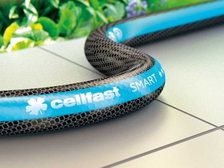 The Smart ATS Cellfast 25 garden hose has a 3/4 inch diameter