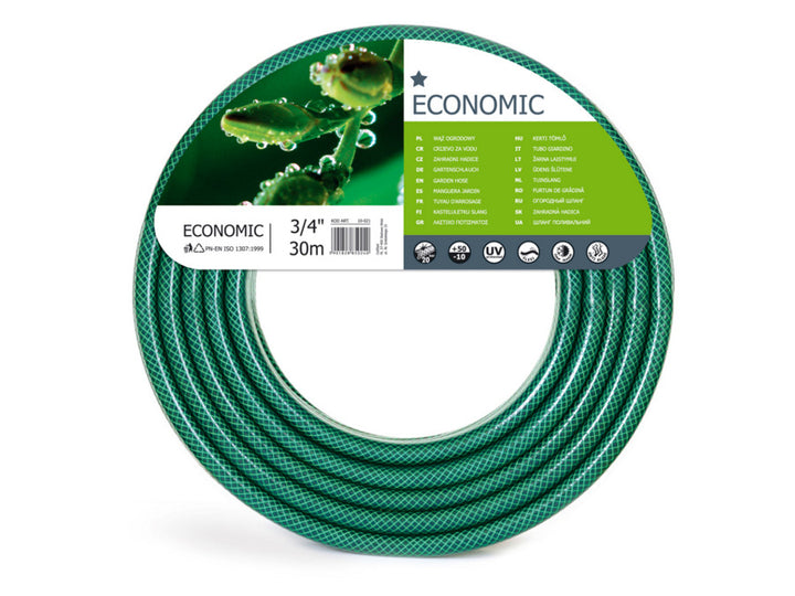 Cellfast garden hose, 3 layer, polyester cross braid, 3/4" 30m, Economic