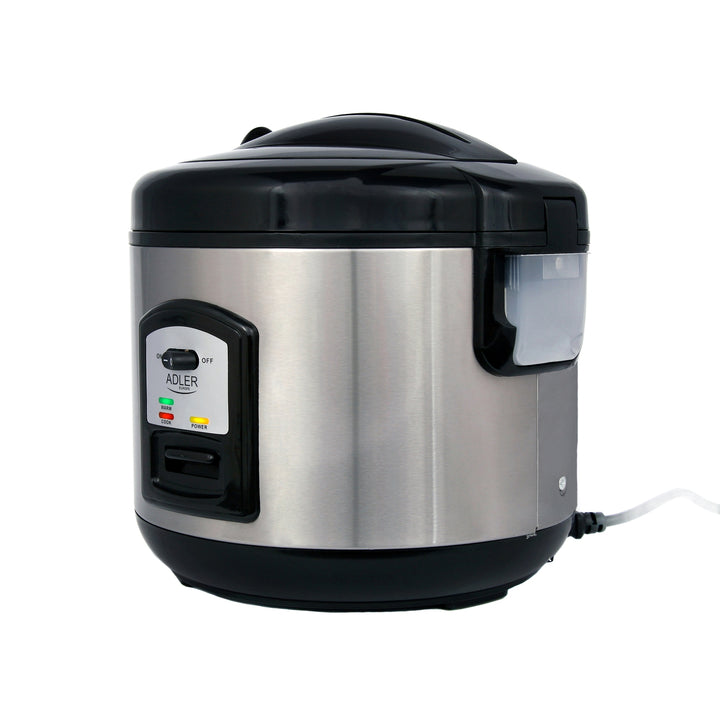 Adler AD6406 Cuociriso - 1,5 L 1000 W con misurino, cucchiaino, ciotola e colino